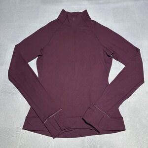 lululemon athletica Garnet Half-Zip Long Sleeve Top